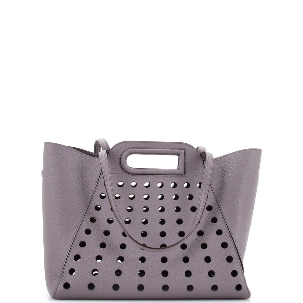 Delvaux MM L'Airess Tote Perforated Leather